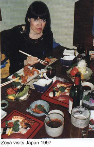 Zoya visits Japan 1997