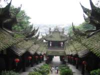 Temple in Dujiangyan, Sichuan