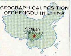 Sichuan Location Map